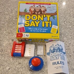 Pressman Don't Say It Where a Slip of The Tongue Can Lose You The Game 2+ Player